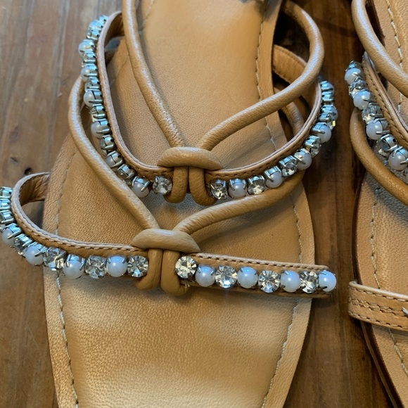 Anthropologie Puka Ankle-Tie Sandals - Picture 7 of 9